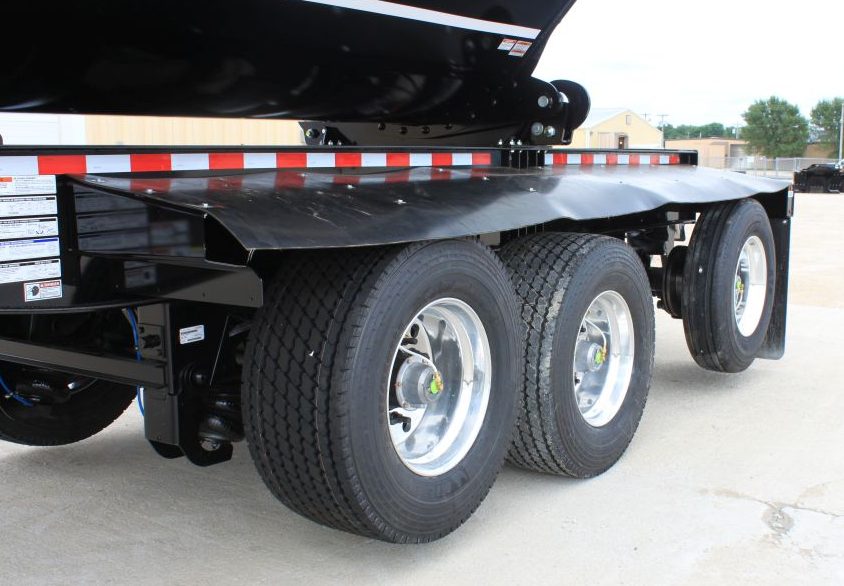 Side Dump Wide Base Aluminum Wheels Jet Co Trailers