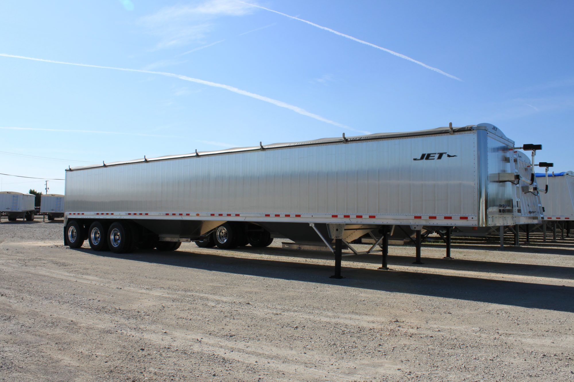 AluminumGrainHopperTrailer492019 Jet Co Trailers