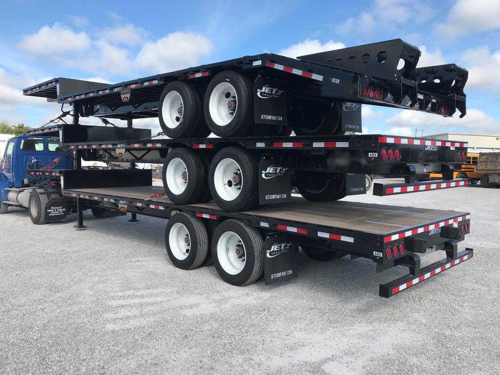 38' Steel Drop Deck Jet Co Trailers