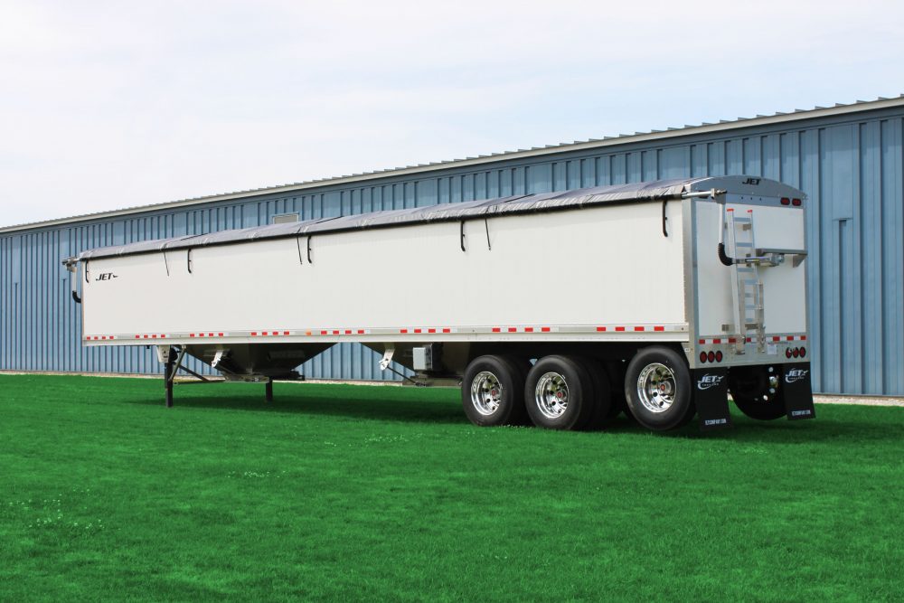Grain Hopper Trailers NEW! ALUMINUM DOUBLE WALL Jet Co Trailers