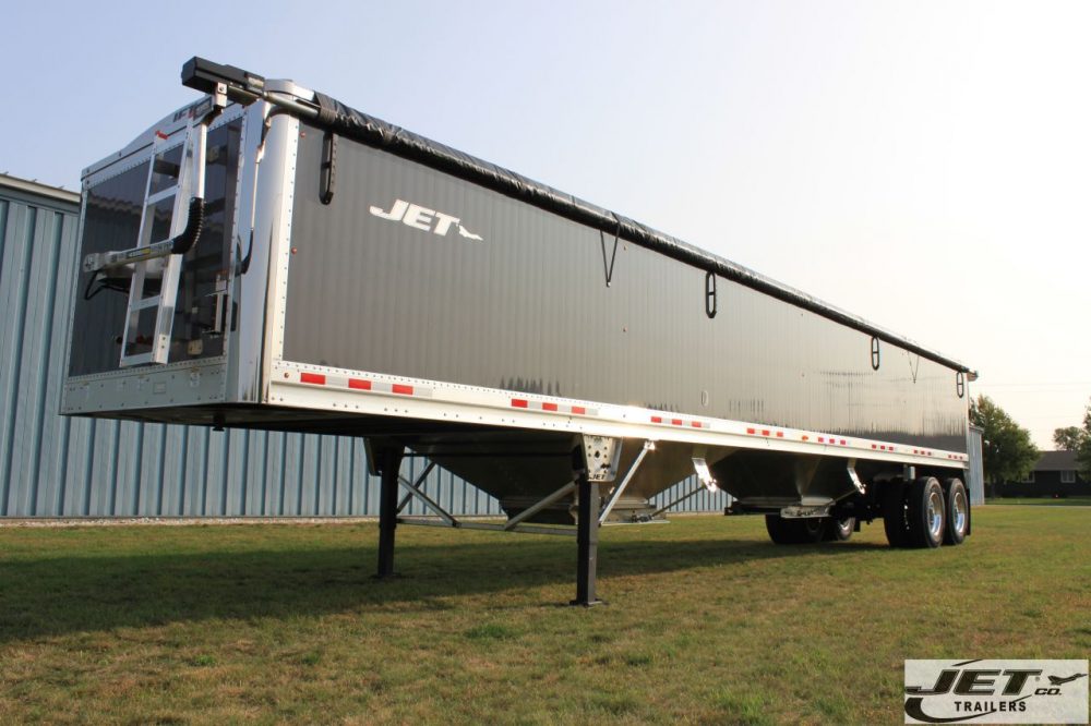 GRAIN HOPPER TRAILERS ALUMINUM DOUBLE WALL Jet Co Trailers